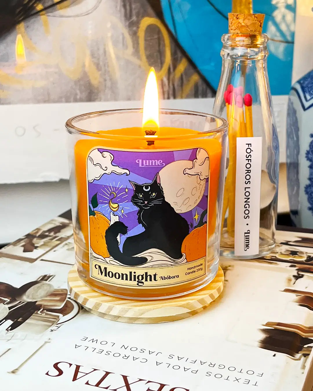 Vela Moonlight - Abóbora