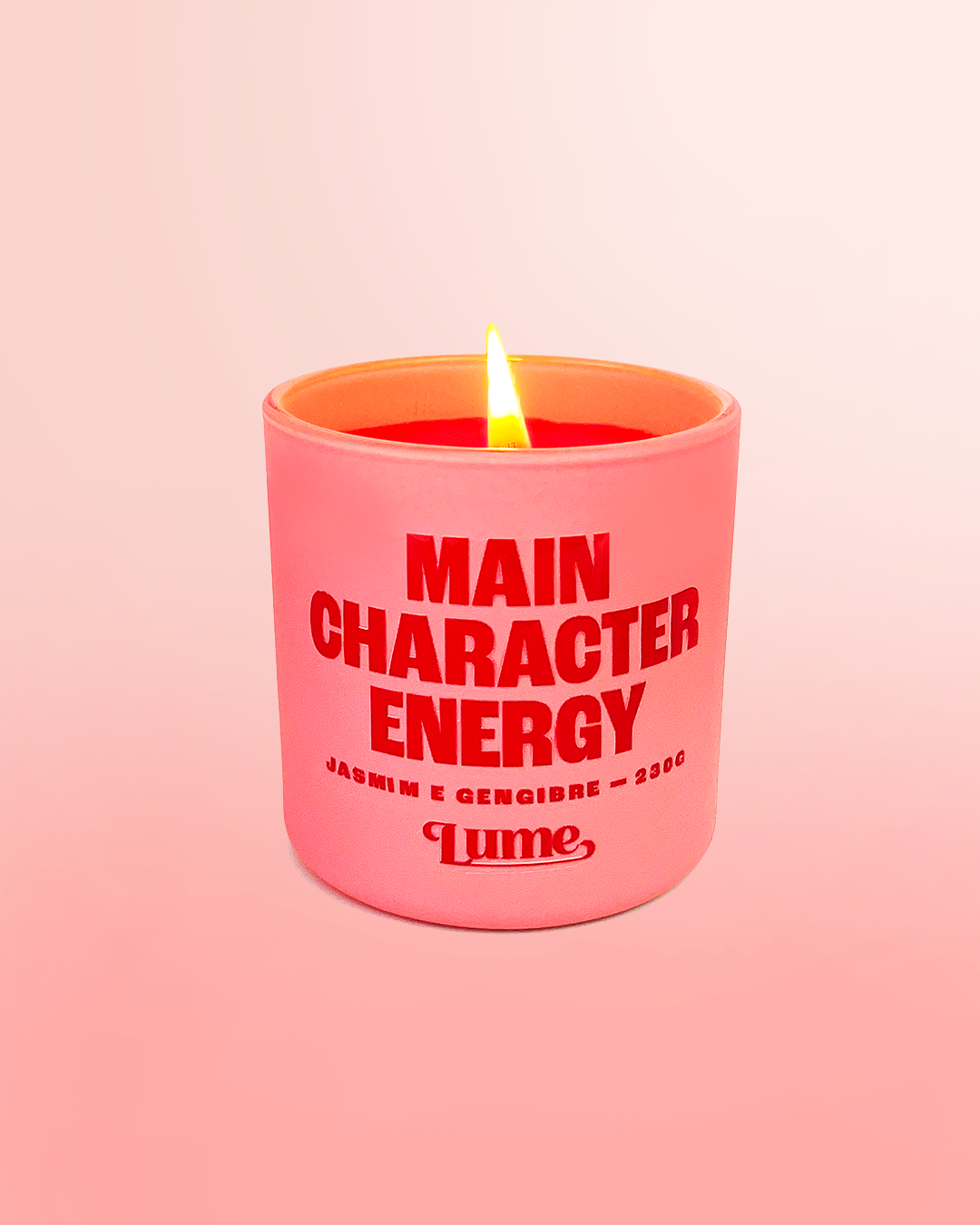 Vela Main Character Energy 230g - Jasmim e Gengibre