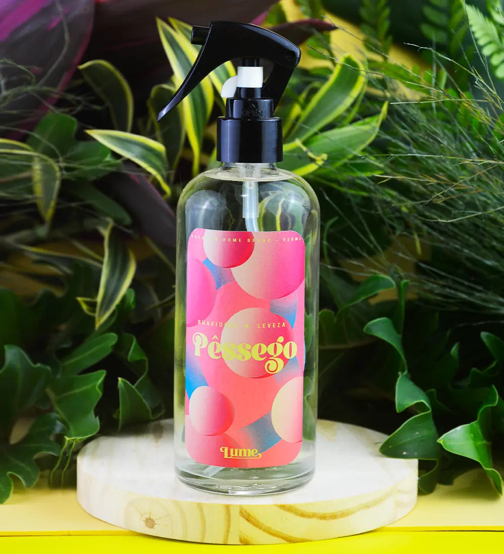 Kit Pêssego - Vela 90g e Home Spray