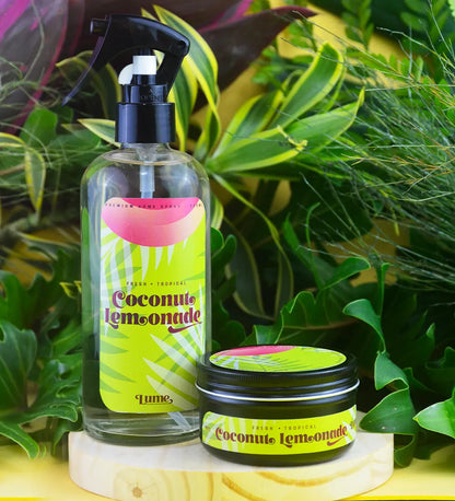 Kit Coconut Lemonade - Vela 90g e Home Spray