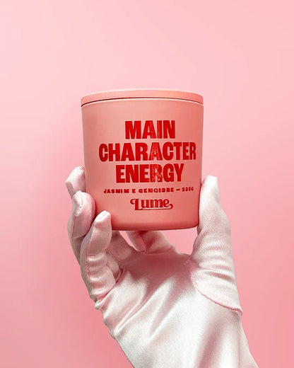 Vela Main Character Energy 230g - Jasmim e Gengibre