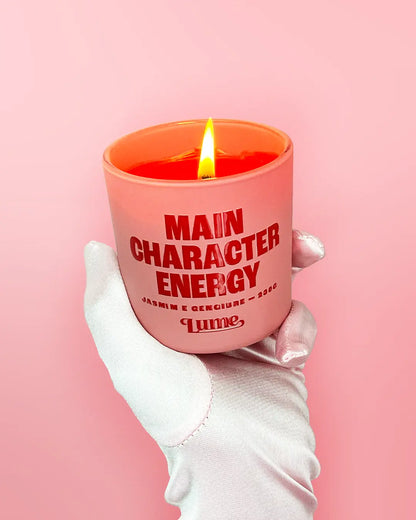 Vela Main Character Energy 230g - Jasmim e Gengibre