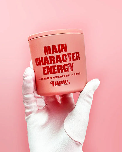 Vela Main Character Energy 230g - Jasmim e Gengibre