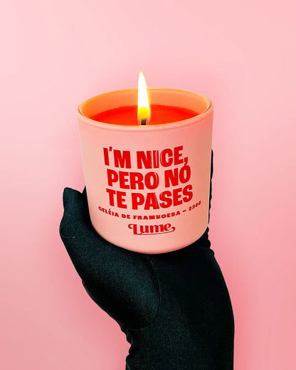 Vela I’m Nice 230g - Geleia de Framboesa