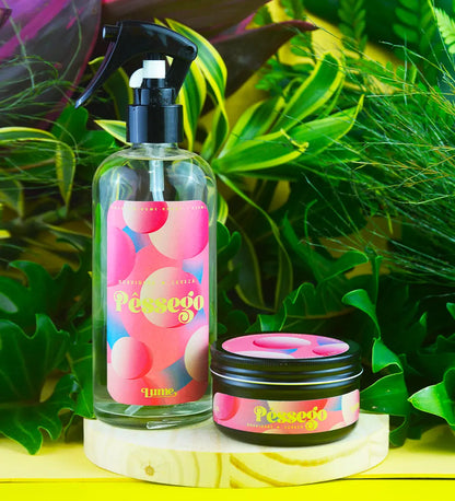 Kit Pêssego - Vela 90g e Home Spray